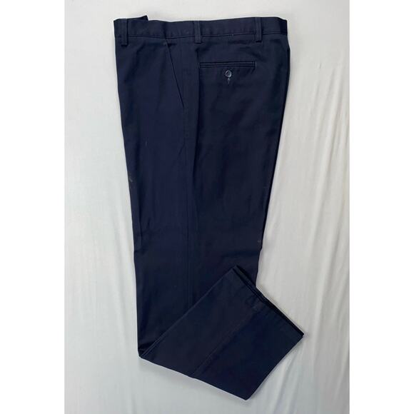 Dockers Classic Fit Original Khaki Flat Front Chino. Navy, Men's 36X32. NWT! - Picture 2 of 7